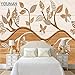 Produktbild BIZHIGE Benutzerdefinierte Heiße Tapete Für Wände 3D-Effekt Wohnzimmer Wand Dekorative Wandbild Home Wallpaper Nordic Abstrakten Zweig Verlässt-400 × 250 cm