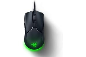 Razer Viper Mini - Mouse da Gioco Cablato Ultraleggero (Design Ambidestro Ultraleggero da 61 grammi, Cavo Speedflex, Sensore Ottico da 8500 DPI, Interruttore Ottico del Mouse, Chroma RGB) Nero