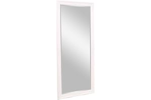 Barcelona Trading Eton White Large Shabby Chic Full Length leaner Floor Mirror 62" x 27"