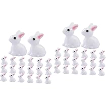 Figurines Lapin Miniatures 7 Pièces - Décoration Résine Mignonne Pour Jardin, Bureau Ou Intérieur