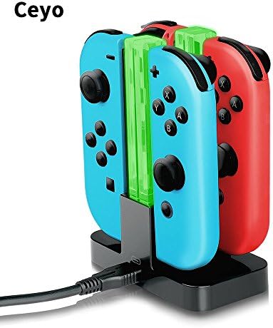 Wal front Charging Base for Nintendo Switch Joy-Con,With Charging Indicator