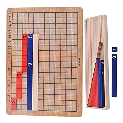 MagiDeal Montessori Addition et Division Panneau en Bois Jouets de Calcul et Mathématiques Jeu Educatif Enfants Ecole Famille
