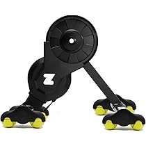 CEWROM Rocker Plate Feet,1 Stück Indoor Cycling Tennisbälle Fußadapter, Tragbarer Wippplatten-Fahrradtrainer, Geeignet für Zwift Ride Vorderbein, wichtige Zubehörteile für Indoor-Trainer-Workouts