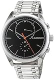 Lacoste Herren Multi Zifferblatt Quarz Uhr mit Edelstahl Armband 2010918