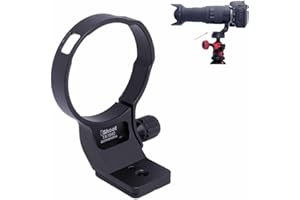 OYANIA CNC-Objektivmanschette, Stativhalterung, kompatibel mit Tamron 18–400 mm f/3.5–6.3 Di II VC HLD B028 (EF/F-Halterung), Objektivstützhalterung, Unterseite ist Arca-Swiss Fit Schnellwechselplatte