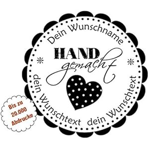 Handmade Stempel | HAND gemacht - mit Herz