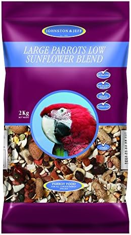 Johnston And Jeff Low Sunflower Mix Food For Large Parrots (1.8kg) (May Vary)