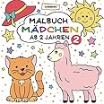 Malbuch Mädchen ab 2 Jahren, Band 2: Mein erster Malspaß im großen