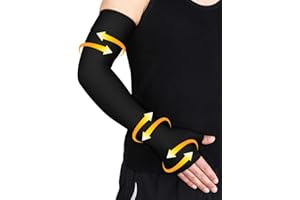 beister Manchon de Compression Médicale pour Le Bras, 20-30mmhg Soutien Complet du Bras, Les Poignets & Les Mains Avec Bande En Silicone, Compression Graduée pour Gonflement, Lipœdème, Arthrite (Un)
