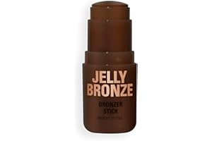 REVOLUTION BEAUTY LONDON Revolution Jelly Bronzer Tint - Bronzer in gel per un effetto luce naturale sulle guance, Vegan - Dark Cocoa - 8 g