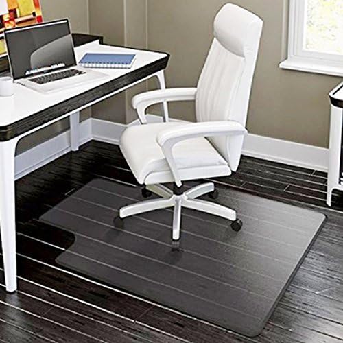 PVC Matte Desk Office Chair Floor Mat Protector for Hard Wood Floors with Nails 48" x 36" (90x120x0.15CM)