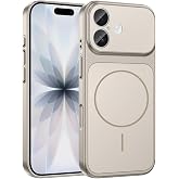 Aksesuarcim Apple ile Uyumlu iPhone 17 Kılıf Kamera Lens Cam Korumalı Mat Pastel Renkli M-Safe Şarj &Ouml;zellikli İnce Tarz Sert 
