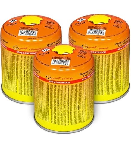 SMH LINE 8x 500g Butaan Schroefpatroon - EN417 Gaspatronen Voor Camping, Grill En Bunsenbrander