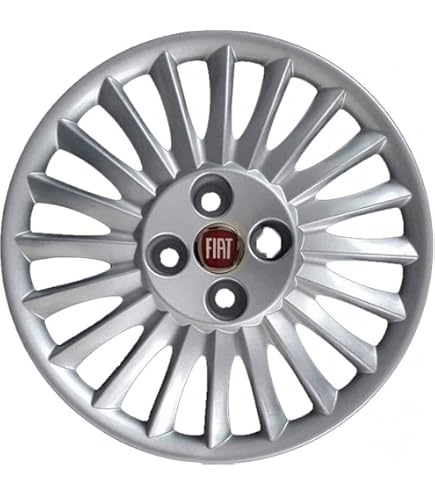 Enjoliveur 14 Pouces Chromé Original Fiat 50901871 - Pour Fiat 500 Jusqu'à 2012