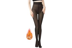 Lnmyic Thermostrumpfhosen Für Damen,Strumpfhosen Damen Winter,Gefütterte Strumpfhose