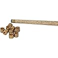 JBB Billiards Brass Snooker or Pool Cue Tip Ferrules -10 Pieces