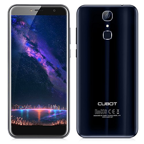 4G LTE Smartphone in offerta-Cubot X18 Unlocked(2017),Proporzione18:9 Schermo HD da 5.7 pollici,Android 7.0 Telefonia Mobile,Fotocamera Doppia 13MP + 16MP,scheda quad core 3GB RAM 32GB ROM,3200mAh