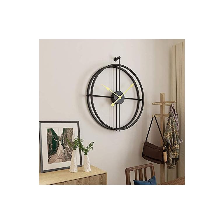 Libina Schmiedeeiserne Dekorative Wanduhr/Moderne Minimalistische Home