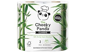 The Cheeky panda 100% bamb&ugrave; asciugamano da cucina, 200&nbsp;count