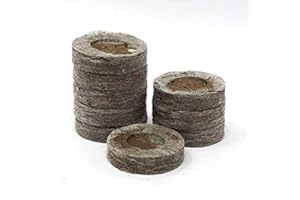 TECH-GARDEN 50 - Original 33 mm Compost Coir Plug Pellets Seed Starting Propagation & Germination Plant & Vegetable Cuttings & Clones