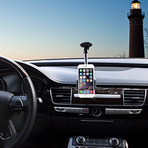 Multi Angolo Cellulare Supporto da auto auto camion con giunto sferico per Smartphone parabrezza Long Arm 360Â gradi Umdrehbar, per iPhone, Samsung Galaxy S8, HTC, e altri smartphone