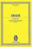 Streichquartett fis-Moll: op. 121. Streichquartett. Studienpartitur. (Eulenburg Studienpartituren) by 