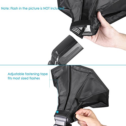 Neewer Pro  pro Version de Neewer Produit  8  20cm Universel Pliable Octagone Studio Softbox Flash Diffuseur pour Flash Compact Sur-cam  ra et Hors-cam  ra  PourCanon 430EX II  580EX II  600EX-RT  Nikon SB600 SB800 SB900  Neewer TT560  TT680  TT850  TT860  Youngnuo YN560  YN565  YN568  Vivita Flash  Sunpack  Sunpak  Nissin  Sigma  Sony  Pentax  Olympus  Panasonic Lumix Flash avec Sac de Transport