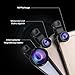 Produktbild Milool universelles Lens 4 in1 Kamera-Objektiv-Set für Smartphones. Enthält ein Fischauge-Objektiv / ein 2 in 1 Makro- und Weitwinkel-Objektiv / / mit Camkit Verpackung (Schwarz)