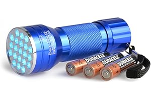 PeeDar 2.0 UV Pet Urine Detector Black Light LED Flashlight + Cat & Dog Behaviour Guide. Ultra Bright Optimal 380-385NM Wavelength Finds Invisible Stains Instantly! Stop Pet Pee Issues Forever