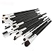 Produktbild dikewang 20 Stück Kosmetik Make-up-Pinsel Rouge/Lidschatten Pinsel Set Kit, Make-up gleichmäßig auftragen und sind leicht zu reinigen