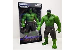 Hilloly Figurine Hulk, Marvel Avengers Titan Hero Series Figurine Jouet Hulk Blast Gear Deluxe - Figurine Hulk - 25 cm - Jouet Enfants, pour Enfants à partir de 4 Ans