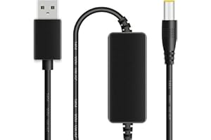 BLKING USB Voltage Step Up Converter Cable, 5V to DC 9V Power Cable, Work for Guitar Effects Pedal,BOSS,Dunlop,Behringer, MXR, Electro Harmonix, TC Electronic, Zoom Pedals