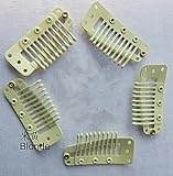 Set y ajuste a su peluca o pelo fácilmente con este snap-comb clips.