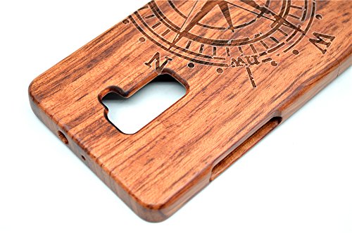 Holzsammlung Huawei Mate S Funda de Madera - Br  jula de palo de rosa - Natural Hecha a mano de Bamb   Madera Carcasa Case Cover