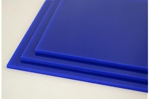 52 NORTH 3mm Perspex Acrylic plastic sheet Perspex Sign Material - multiple sizes and Colours - Black, White, Red, Green, Blue, Orange (A3 (400mmx300mm), Blue)