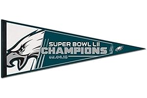 WinCraft NFL Philadelphia Eagles Super Bowl LII Champions Pennant