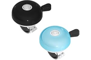 Greallthy Clásico Timbre para Bicicleta, Disponible en 6 Acabados metálicos. Sonido Tradicional y Fuerte.