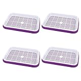 Bandejas de siembra Mecotech: fabricadas con PP de calidad que no es tóxico, es inodoro y duradero. Permita que disfrute del placer de hacerlo usted mismo, así como del delicioso brote de frijol, etc.