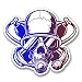 Produktbild 2 x Scuba Diver Skull vinyl Aufkleber Aufkleber Laptop Reise Gepäck Auto Ipad Schild Fun # 6376 - 15cm/150mm Wide