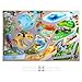 casa pura Washable Children's Play Mat - Zoo Design - 3 sizes available - 80x120cm