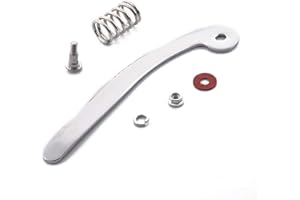 RuiJOTWAT Tremolo Vibrato Bridge Tailpiece Parts Crank Handle Screw For Gibson Bigsby Guitar Silver