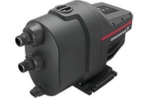 GRUNDFOS Kompakte Druckgruppe SCALA1 3-35 BVBP, Nennleistung 3,72 m³/h, 0,45 kW, 3,27 A, Nennhöhe 20 m, 46,6 x 20,2 x 31,6 cm, schwarz (99530404)