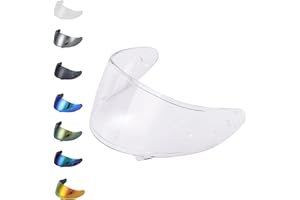 EvoParts Visor CNS 1 Compatible with Shoei GT Air 1 Gt Air 2 Neotec 1 (Not Neotec 2 and 3 and Gt Air 3) (Clear)