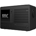 Revo SuperConnect - Deluxe Multi-Format Table Radio with DAB/DAB+/FM, Internet Radio, Spotify Connect, DNLA Wireless Streaming, Bluetooth with aptX & iOS/Android App Control - Black/Black