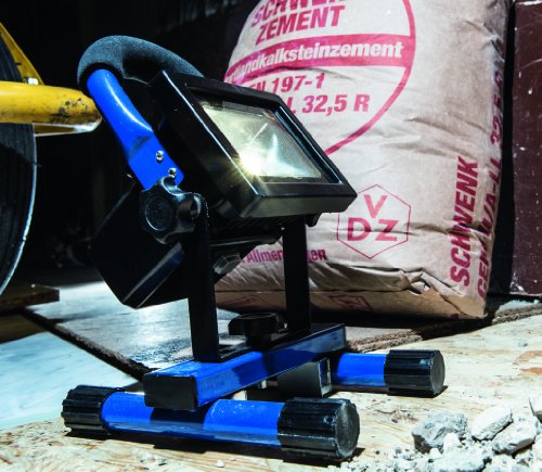 as – Schwabe Chip-LED-Akku-Strahler 20 W, geeignet für Außenbereich, Gewerbe, blau, 46972 - 3