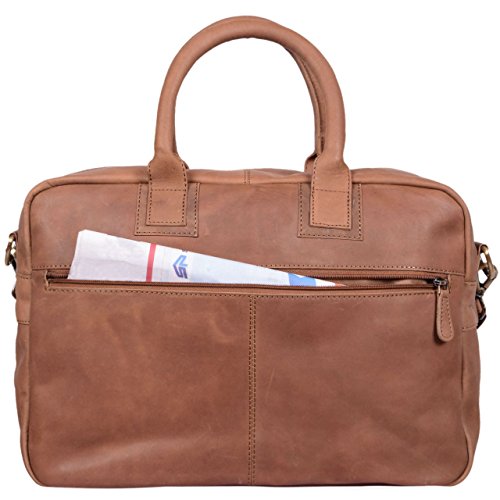 STILORD  Carlo  Gro  e Umh  ngetasche Leder Lehrertasche Aktentasche Schultertasche Reise Beruf Freizeit 15 6 Zoll Laptop College Bag Arbeit B  ro  Fa