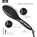 Straightening Brush Anjou Ionic Electric Ceramic Heating Hair Straightener ( Max 450? / 230?, Adjustable Temperature, Auto Lock, 120-min Timer )
