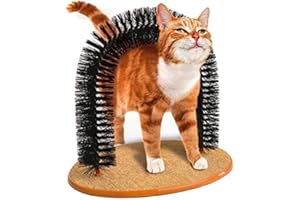 BEAUTYBIGBANG Arche DE GRATTAGE Grande Taille Massage pour Chat Massage de Chat Scratch Démanger Minou Outils de Cheveux Brosse de Soins de beauté Arche de soies
