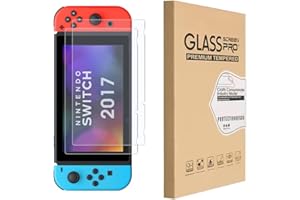 Shunwige Vetro temperato per Nintendo Switch, HD, Anti-Crack, durezza 9H, Resistente ai Graffi, Facile da installare per Nintendo Switch
