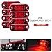 Produktbild MASO 8 Stk. LED Seitenmarkierungsleuchte Rasterleuchte 12V 24V E-geprüfter LKW Anhänger BUS Heckleuchte Außenleuchten Parkleuchten Rot